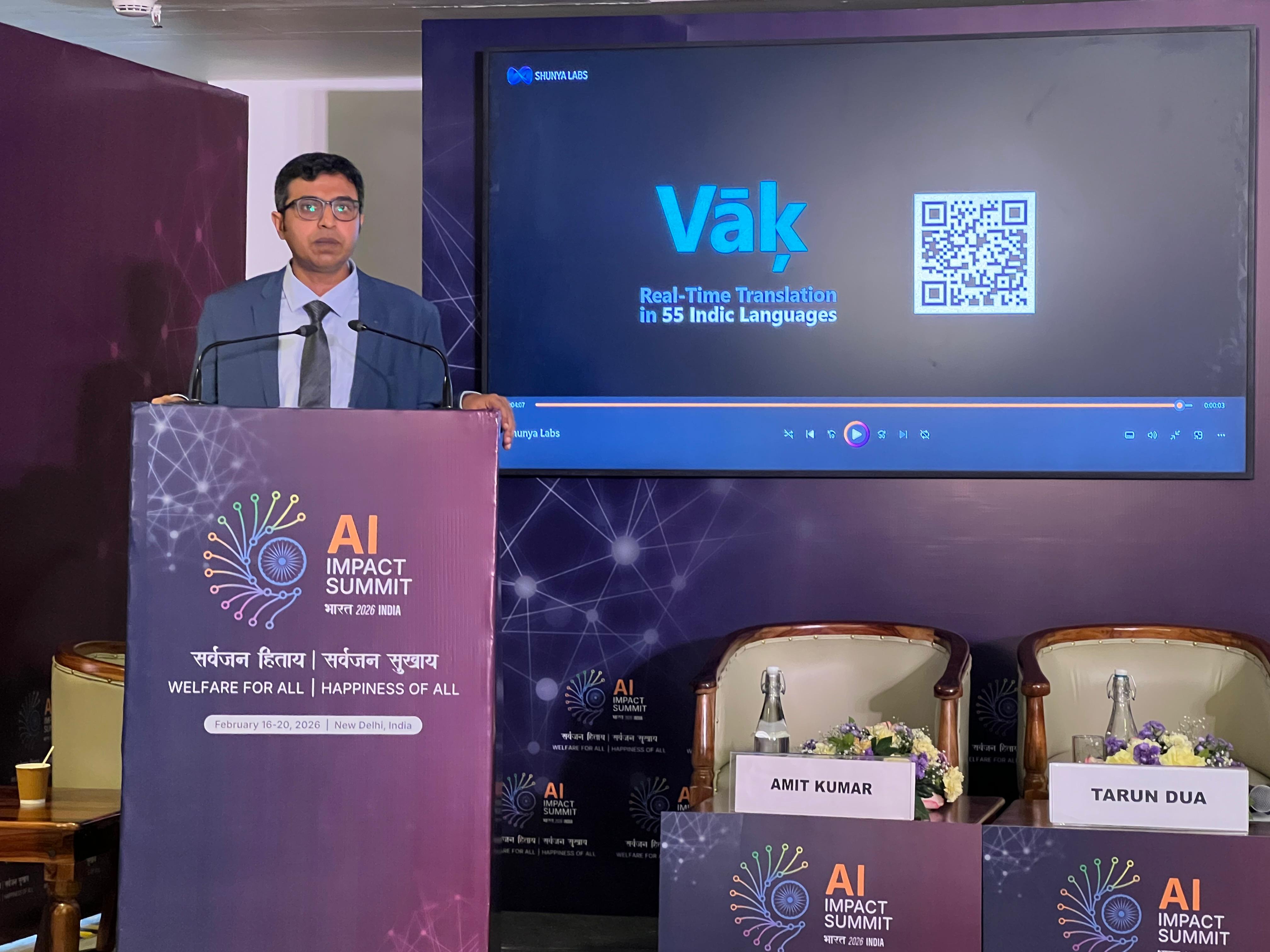 Sourav Bandyopadhyay, Founder & Chief Scientist, Shunya Labs